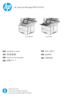 HP LaserJet Managed MFP E52545 series インストールガイド