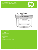 HP LaserJet M1522 Multifunction Printer series クイックスタートガイド