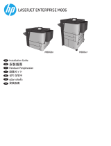 HP LaserJet Enterprise M806 Printer series インストールガイド