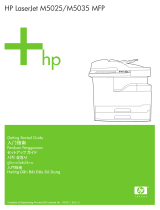 HP LaserJet M5025 Multifunction Printer series クイックスタートガイド