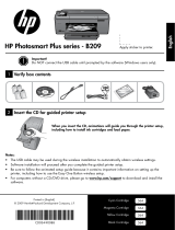 HP Photosmart Plus All-in-One Printer series - B209 リファレンスガイド