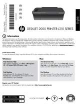 HP Deskjet 2000 Printer series - J210 リファレンスガイド