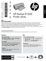 HP Deskjet D1600 Printer series リファレンスガイド