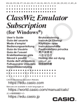 Casio ClassWiz Emulator Subscription ユーザーガイド