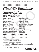 Casio ClassWiz Emulator Subscription 取扱説明書