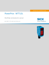 SICK PowerProx - WTT12L MultiTask photoelectric sensor 取扱説明書