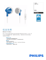 Philips SHE2105BL/00 Product Datasheet