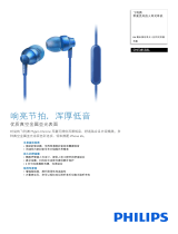 Philips SHE3855BL/00 Product Datasheet