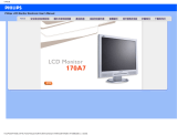 Philips LCD monitor 170A7FS 43 cm (17") SXGA ユーザーマニュアル