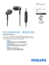 Philips SHE8105BK/00 Product Datasheet