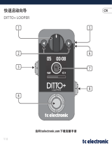 TC Electronic DITTO+ LOOPER クイックスタートガイド