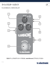 TC Electronic FLASHBACK 2 MINI DELAY クイックスタートガイド