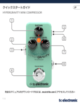 TC Electronic HYPERGRAVITY MINI COMPRESSOR クイックスタートガイド