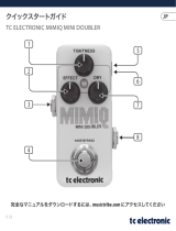 TC Electronic MIMIQ MINI DOUBLER クイックスタートガイド