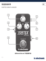 TC Electronic VORTEX MINI FLANGER クイックスタートガイド