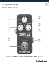 TC Electronic VORTEX MINI FLANGER クイックスタートガイド