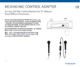 TC HELICON MCA100 MIC CONTROL ADAPTER クイックスタートガイド