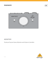 Behringer MONITOR1 クイックスタートガイド