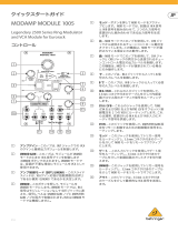 Behringer MODAMP MODULE 1005 クイックスタートガイド