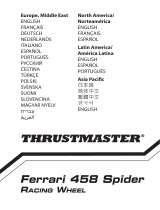 Thrustmaster Ferrari Spider Steering Wheel For Xbox One ユーザーマニュアル