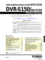 Yamaha DVX-S150 ユーザーマニュアル