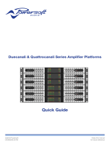 powersoft Duecanali 804 DSP+D Quick Manual