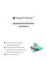EasyThreed X3 3D Printer ユーザーマニュアル