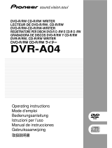 Pioneer DVR DVR-A04 ユーザーマニュアル