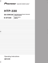 Pioneer HTP-330 Operating Instructions Manual