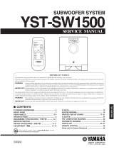 Yamaha YST-SW1500 ユーザーマニュアル