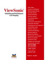 ViewSonic VX2255WMB - 22" LCD Monitor ユーザーマニュアル