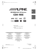 Alpine CDA-105E 取扱説明書