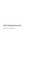 ESET ENDPOINT SECURITY 8 取扱説明書