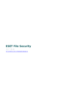 ESET File Security for Windows Server 7.3 取扱説明書