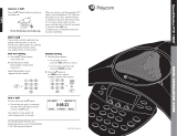 Polycom SoundStation VTX1000 クイックスタートガイド