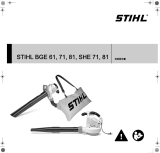 STIHL BGE 61, 71, 81, SHE 71, 81 ユーザーマニュアル