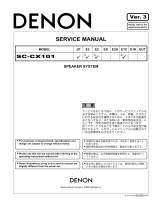 Denon SC-CX101 ユーザーマニュアル