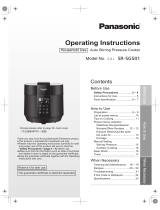 Panasonic SR-SG501 Operating Instructions Manual