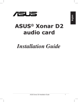 Asus Xonar D2/PM インストールガイド