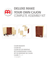 MEINL DELUXE MAKE YOUR OWN CAJON Assembly Instructions Manual