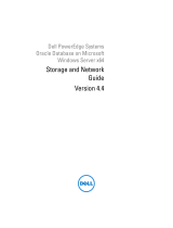 Dell Supported Configurations for Oracle Database 10g R2 for Windows ユーザーガイド