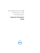 Dell Microsoft Windows 2008 Server R2 仕様