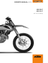 KTM 450 SX-F 2018 取扱説明書