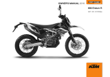 KTM 690 Enduro R 2016 取扱説明書