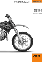 KTM 85 SX 17/14 2014 取扱説明書