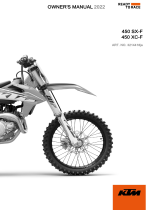 KTM 450 SX-F 2022 取扱説明書