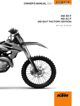 KTM 450 SX-F 2021 取扱説明書