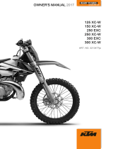 KTM 250 EXC 2017 取扱説明書