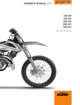 KTM 300 XC 2017 取扱説明書