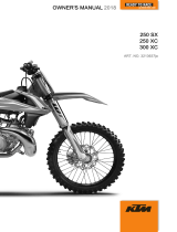 KTM 250 XC 2018 取扱説明書